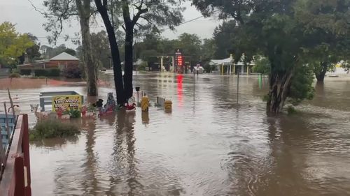 Flooding hits suburbs on the NSW South Coast.