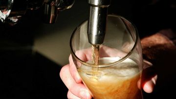 Forklift maintenance is behind a delay in beer supply at Australian pubs.