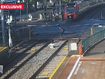 Pedestrians are dicing with death, running across the tracks right in the path of fast-moving trains.Exclusive footage showing the impatient South Australians putting their lives at risk has sparked an urgent warning from authorities for commuters to play it safe.