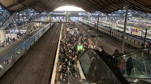 Southern Cross train station Melbourne