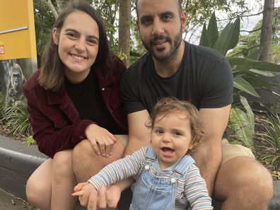 Nikolina Kharoufeh and family. 