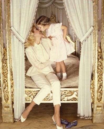 Ivana and a young Ivanka Trump