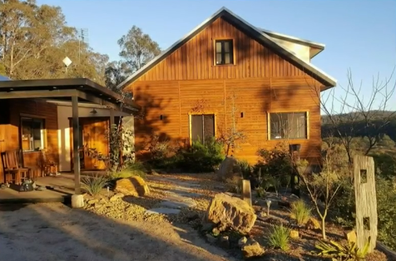 The Molnar family home as it once stood. 