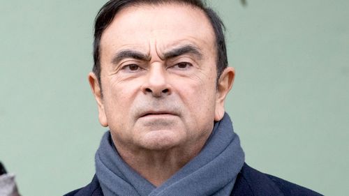 A file photograph of Renault and Nissan Motor Co.'s chairman Carlos Ghosn.