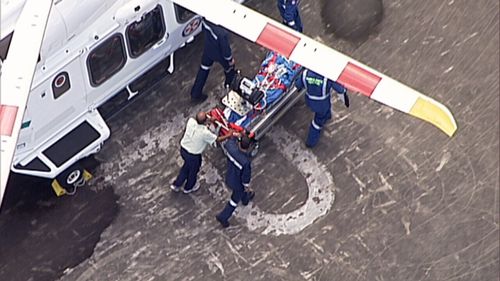 A third passenger, a girl in her early teens, has been airlifted to hospital. (9NEWS)