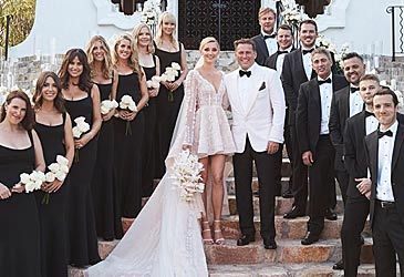 Where was Karl Stefanovic and Jasmine Yarbrough's wedding held?