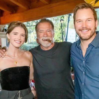 Katherine Schwarzenegger, Arnold Schwarzenegger, Chris Pratt