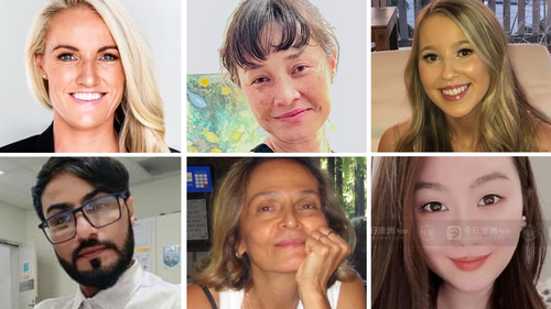 Bondi Junction stabbing victims Yixuan Cheng, Pikria Darchia, Faraz Tahir, ﻿Ashlee Good, Dawn Singleton, Jade Young﻿