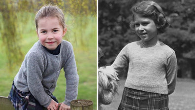 Princess Charlotte Queen Elizabeth II 