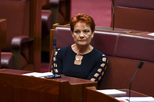 One Nation Leader Pauline Hanson is refusing to comment on the controversial videos posted by candidate Stuart Bonds.