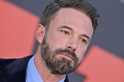 Ben Affleck, pictured in Los Angeles on March 27, discussed why he's been frequently photographed appearing in a sour mood during Kevin Hart's show on Peacock.