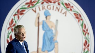 Terry McAuliffe, Democratic gubernatorial candidate for Virginia, speaks during an election night event in McLean, Virginia.