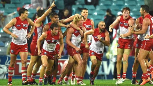 Swans power past brave Bombers in final stages