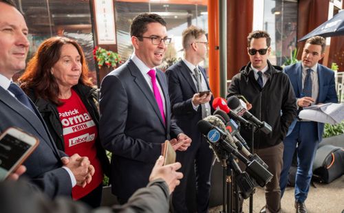 In the only by-election not triggered by dual citizenship concerns, Labor's Patrick Gorman replaced resigned colleague Tim Hammond and also grabbed a win. Picture: AAP.