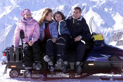 Princess Beatrice heli-skiing Pakistan