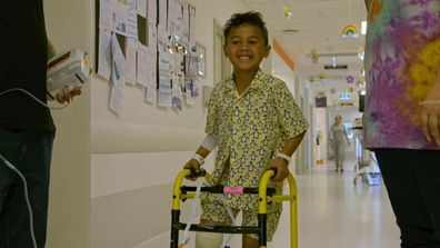 Children's Hospital Tuki nearly loses both of his legs after boat accident
