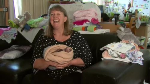 Julie Malherbe is now caring for the twins at her rescue shelter. (9NEWS)
