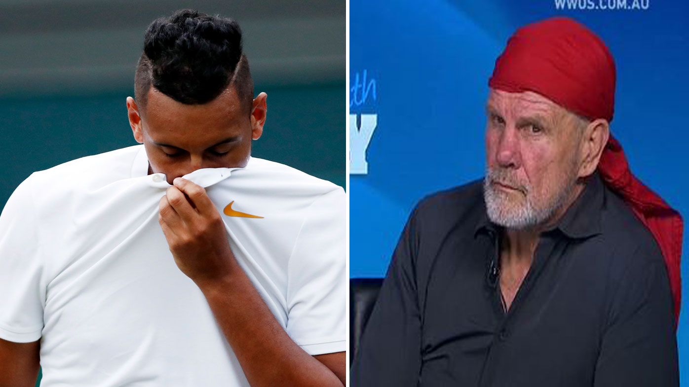 Nick Kyrgios has been slammed by Peter FitzSimons.