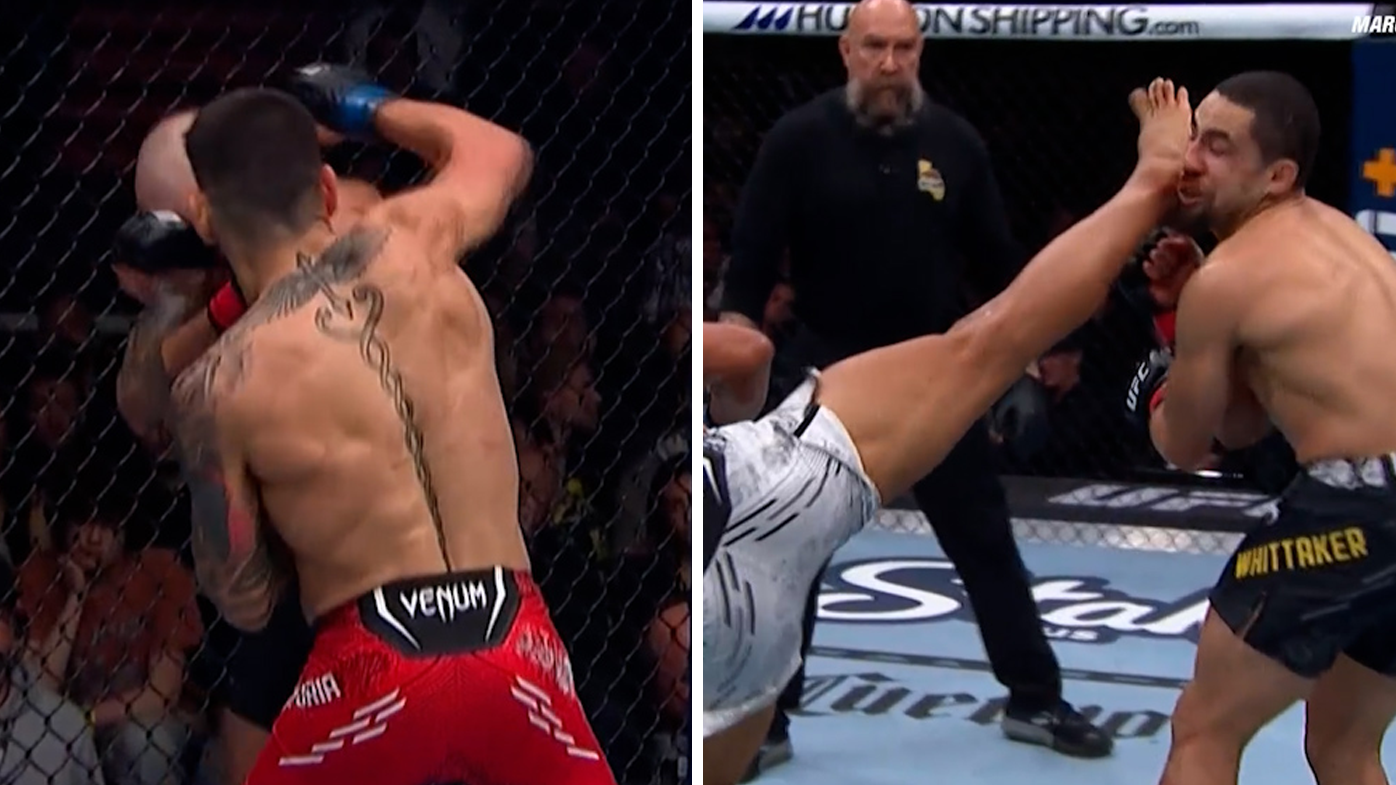 Robert Whittaker survives brutal spin kick to defeat Paulo Costa at UFC 298