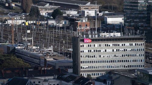 The man was fined for using his speakerphone at a French train station.