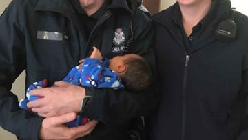 Police officers help save four-week-old baby who stopped breathing