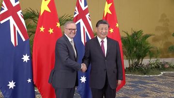 Prime Minister Anthony Albanese and China&#x27;s president Xi Jinping