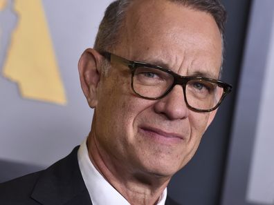 Tom Hanks arrives at the Governors Awards on Saturday, Nov. 19, 2022, at Fairmont Century Plaza in Los Angeles. (Photo by Jordan Strauss/Invision/AP)