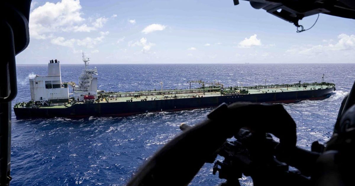 US military boards third oil tanker linked to Venezuela
