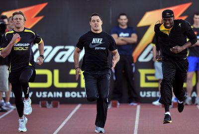 The following year, Hayne starred in a 100m sprint race organised by Usain Bolt.