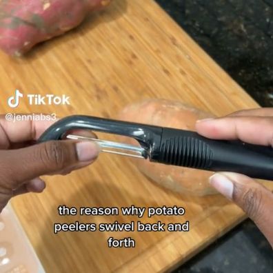 Potato peeler hack