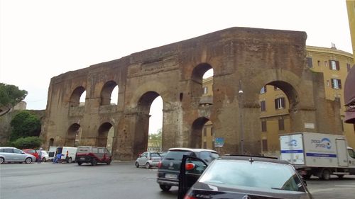 Only two-thirds of Rome's ancient walls, built in 271AD, remain standing today. Picture: 9NEWS