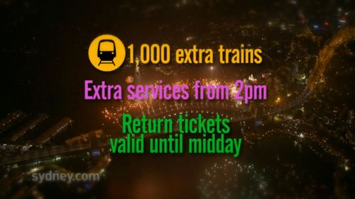 Sydney will ramp up the public transport on the night. (9NEWS)