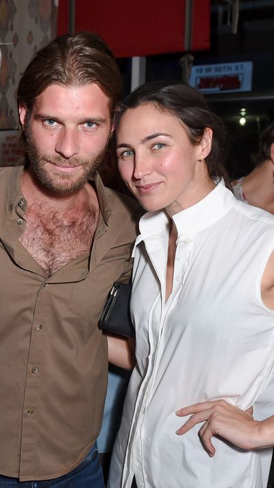Lincoln Pilcher and Katherine Keating at the Australian Fashion Foundation 2017 summer party at&nbsp;The Whitby Hotel, New York.