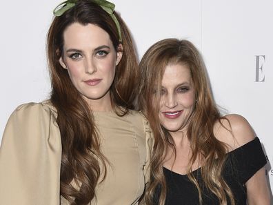 Riley Keough, left, and her mother Lisa Marie Presley arrive at the 24th annual ELLE Women in Hollywood Awards on Oct. 16, 2017