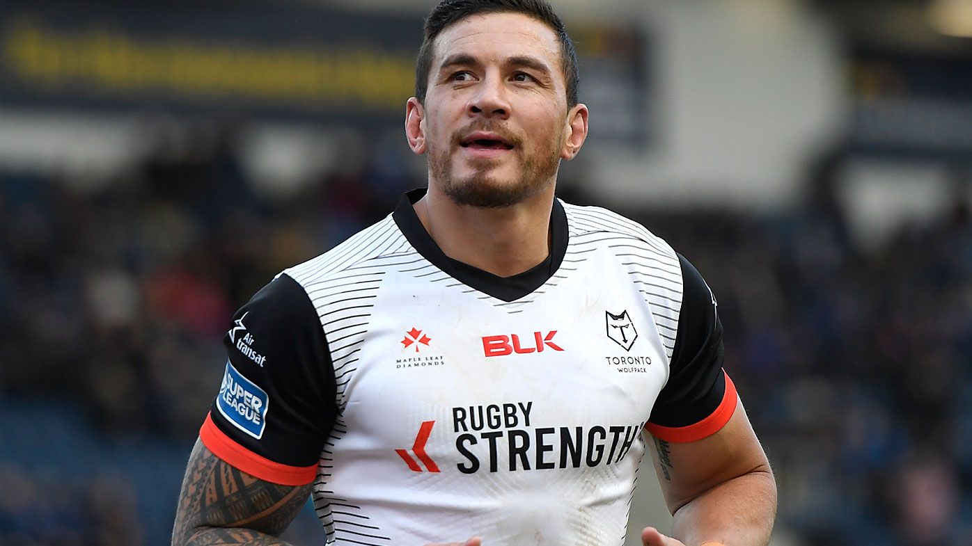 Sonny Bill Williams during the Betfred Super League match between Toronto Wolfpack and Castleford Tigers in February