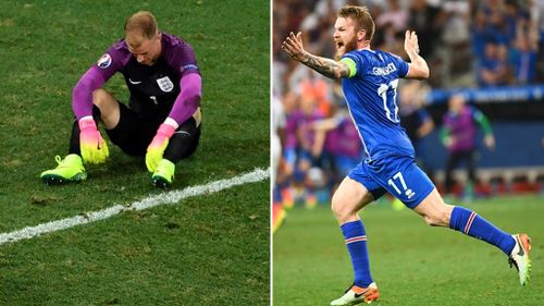 Iceland beat England 2-1. (Twitter / @UEFAEURO)