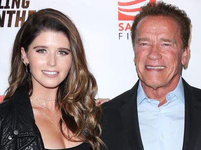 Katherine Schwarzenegger, Arnold Schwarzenegger and Christina Schwarzenegger in 2017.