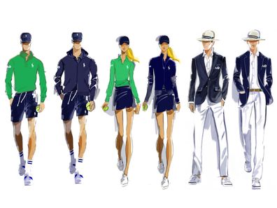 Ralph Lauren designs for Australian Open uniforms