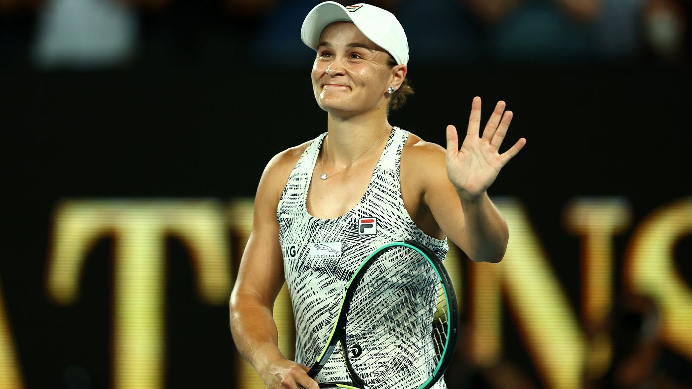 Sporting world reacts to Ash Barty's shock retirement from tennis