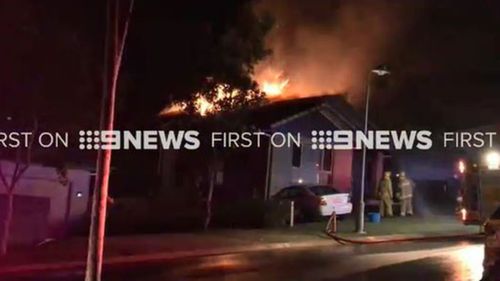 A man has received burns to 90 percent of his body in a suspected domestic violence incident. (9NEWS)