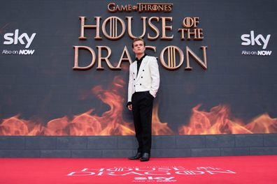 Tom Glynn-Carney attends the "House Of The Dragon" Sky Group Premiere at Leicester Square on August 15, 2022 in London