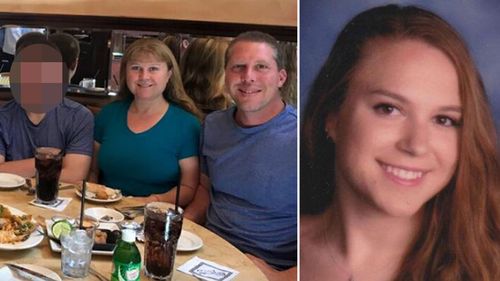 Linda Kologi (left), her husband Steven (middle) and their 18-year-old daughter Brittany (right) were shot dead on New Year's Eve along with family friend Mary Schultz (not pictured). (Facebook)