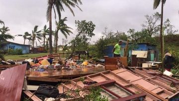 Hundreds of buildings were destroyed by the cyclone. (AAP)