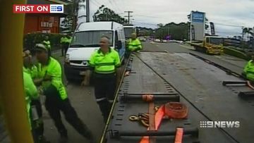VIDEO: Brisbane tow truck drivers fight back against turf war abuse