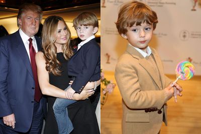 Most kids are lucky enough to get a toy helicopter, Donald and Melania Trump's son was treated to a high-flying themed 4th birthday party with submarine and helicopter tours for him and twenty of his friends.