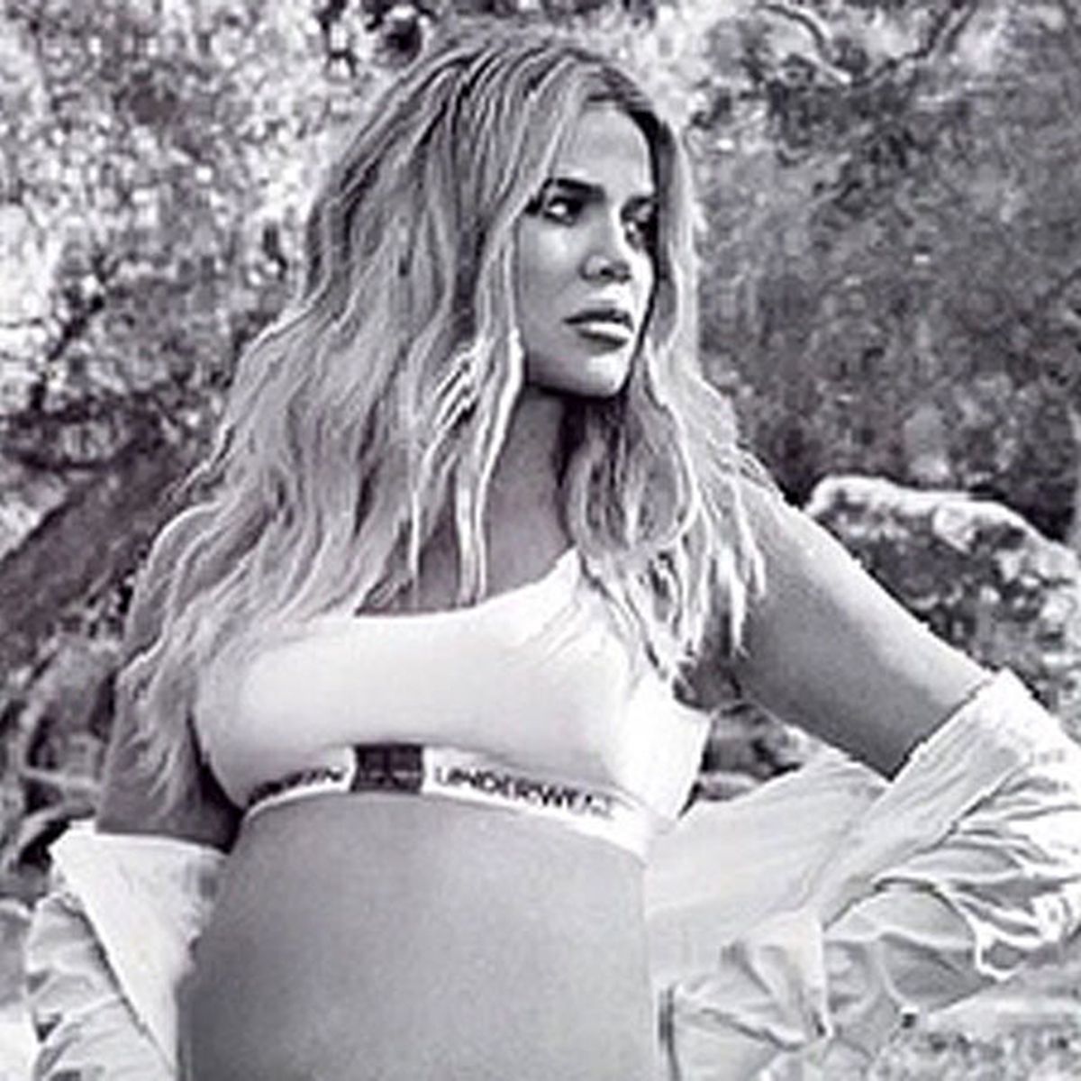 The Reason Khloé Kardashian Wore Calvin Klein Bra in Pregnancy Reveal