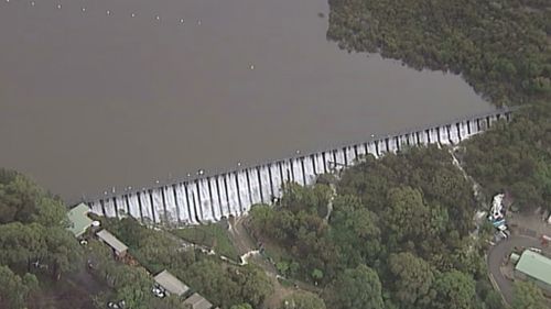 Police say there is no immediate danger to those living near the dam. (9NEWS)