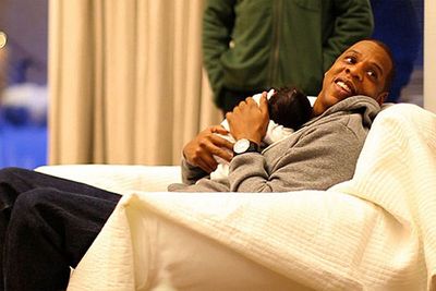 ...with baby Blue Ivy.<br/><br/>"At the end of the day, I just know I'll probably have the worst, spoiled little kid ever."