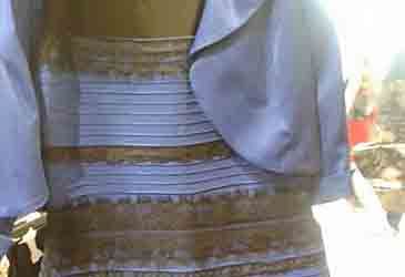 When did the #blackandblue v #whiteandgold dress colour debate begin?