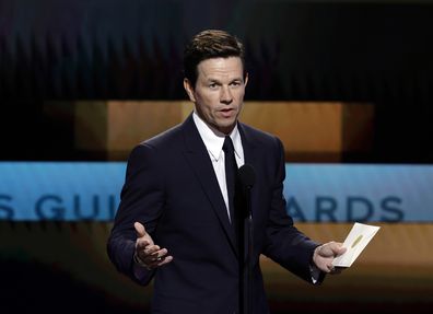 LOS ANGELES, CALIFORNIA - FEBRUARY 26: Mark Wahlberg speaks onstage during the 29th Annual Screen Actors Guild Awards at Fairmont Century Plaza on February 26, 2023 in Los Angeles, California. (Photo by Kevin Winter/Getty Images)